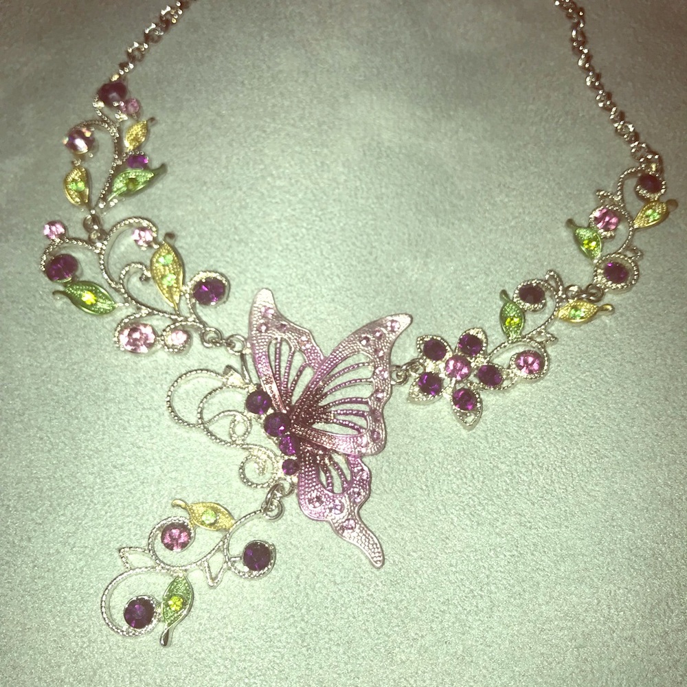Butterfly Statement Necklace 🦋